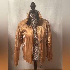 Spyder ‘Zadie’ Gold Ski Snow Jacket